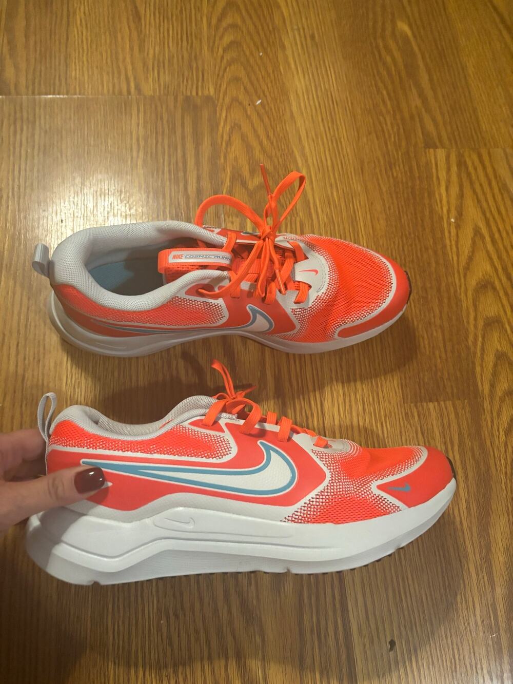 New Nike Orange/ Blue Cosmic Runner Athletic  Sneakers